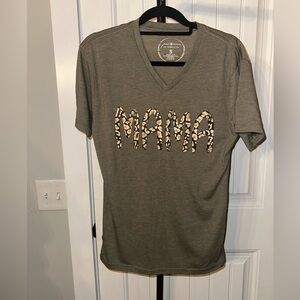 Jane Marie ‘Mama’ Size Small Olive Graphic T-Shirt